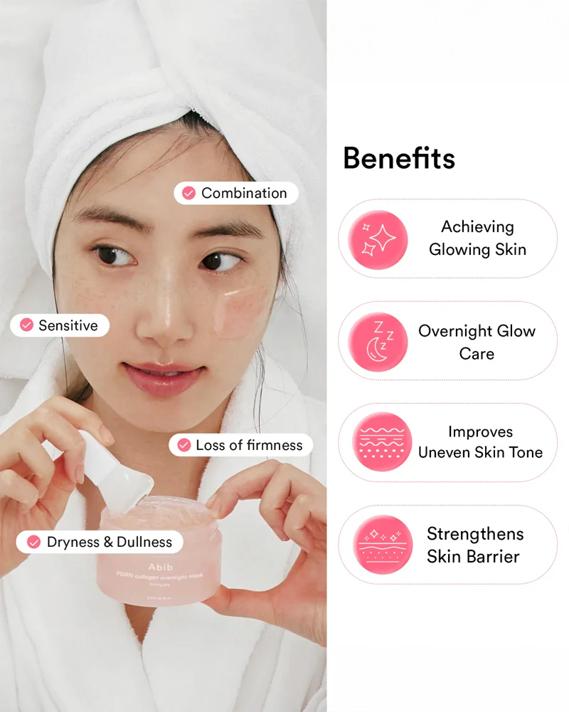 Abib PDRN Collagen Overnight Mask #Firming Jelly - Image 6
