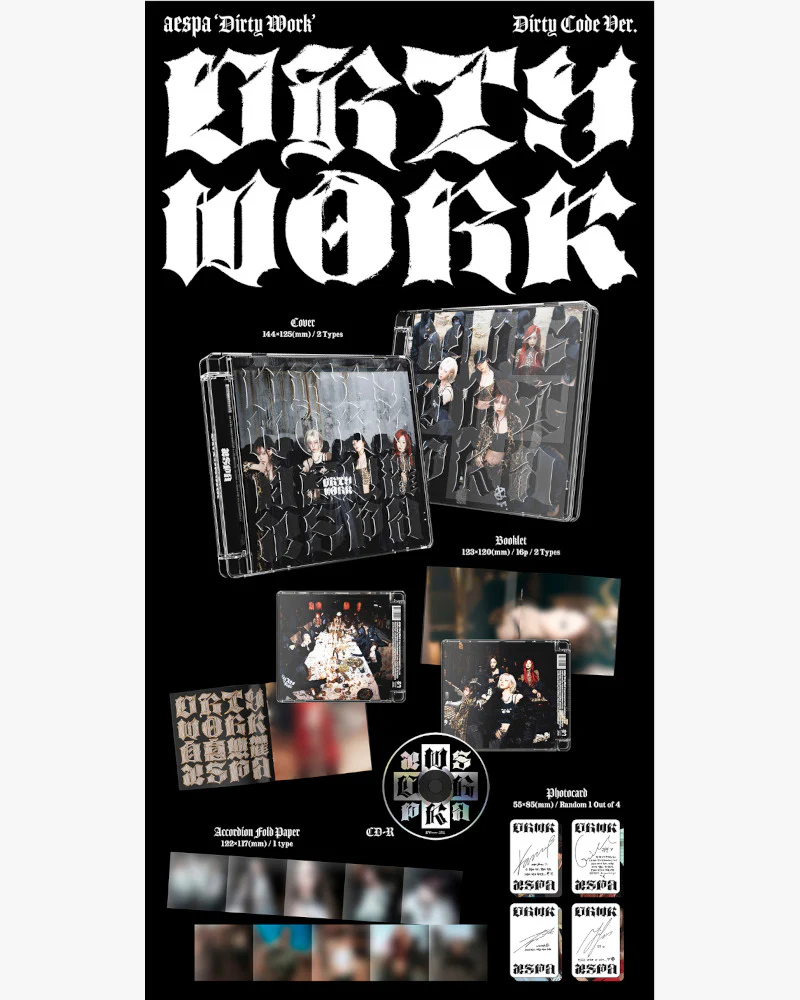 aespa - Single Album [Dirty Work] (Dirty Code Ver.) - Image 2
