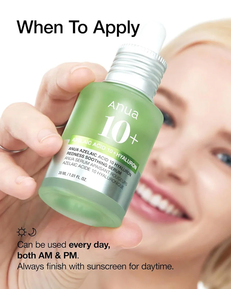 Anua Azelaic Acid 10 Hyaluron Redness Soothing Serum - Image 4