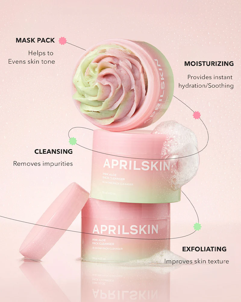 APRILSKIN Pink Aloe Pack Cleanser - Image 4