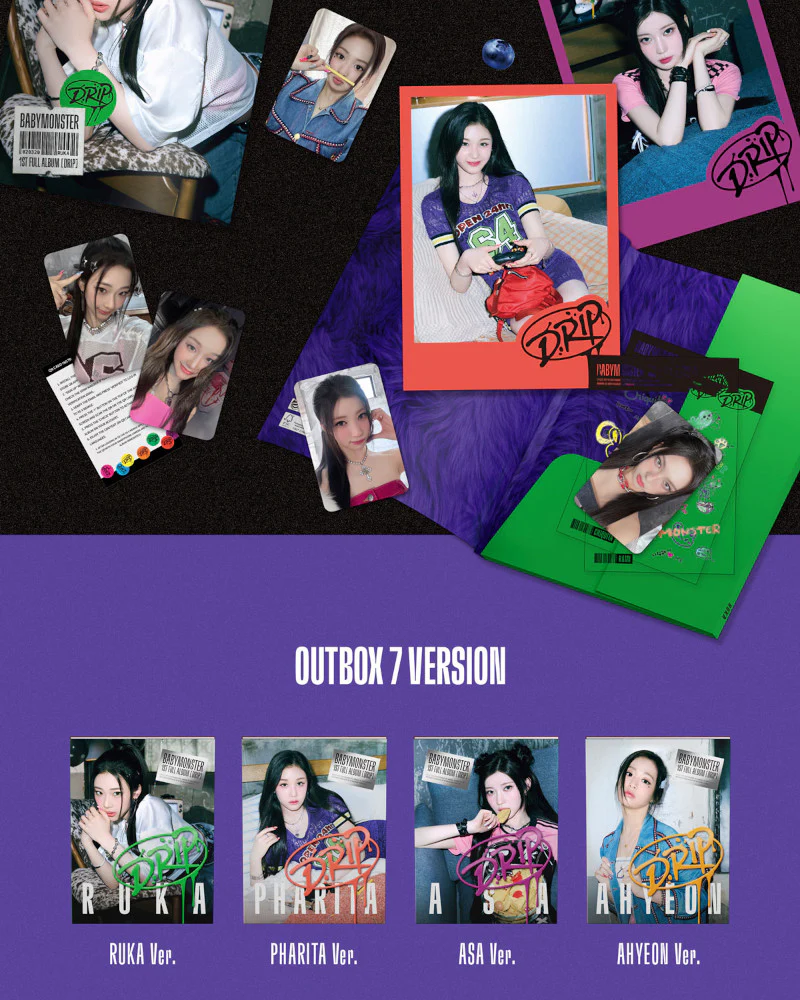 BABYMONSTER - 1st Full Album [DRIP] (YG TAG ALBUM Ver.) (7 Versions) - Image 3