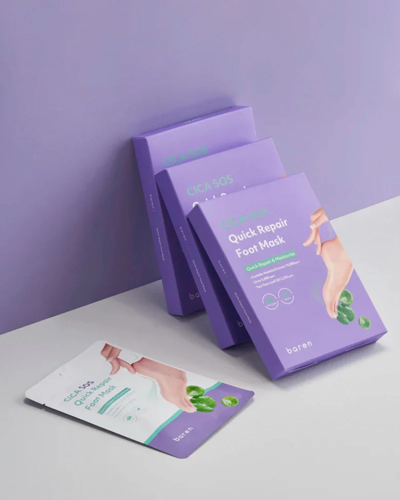 baren CICA SOS Quick Repair Foot Mask - Image 4