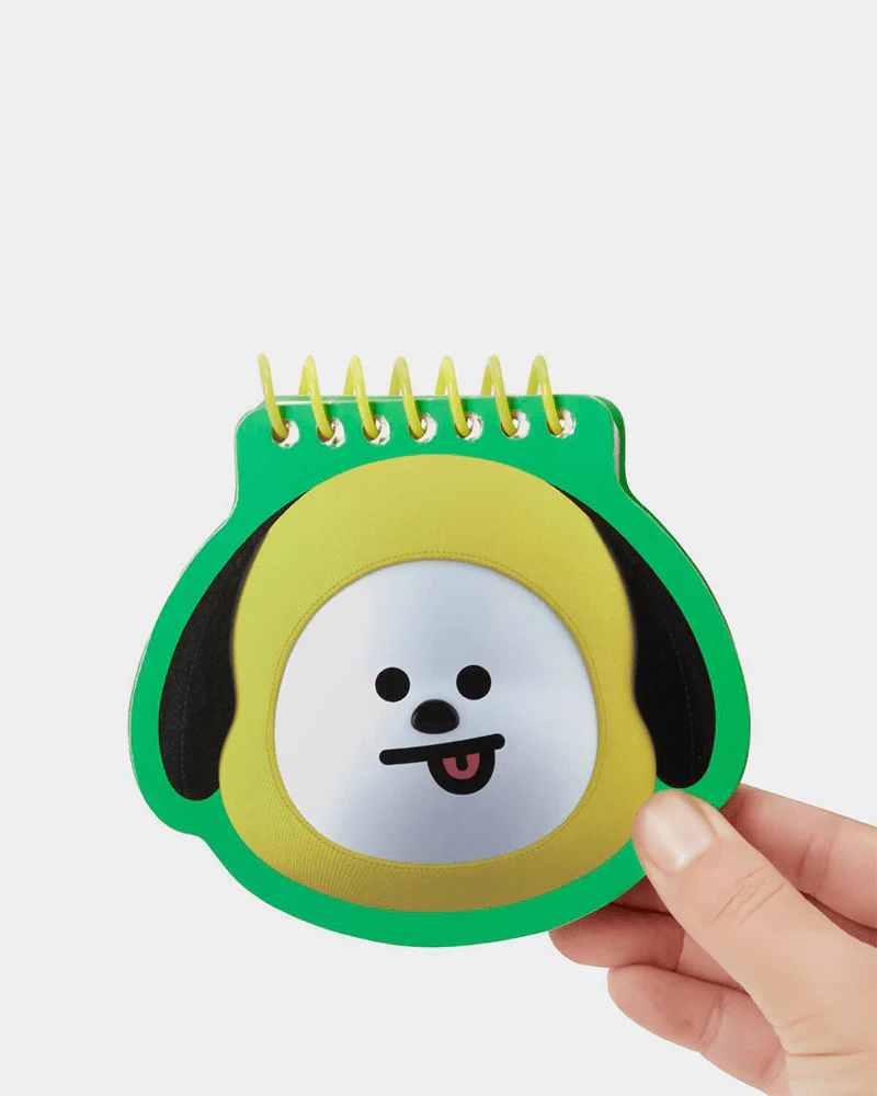 BT21 CHIMMY Heart Face Spring Note - Image 2