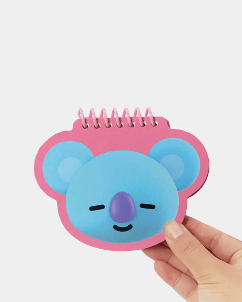 BT21 KOYA Heart Face Spring Note - Image 2