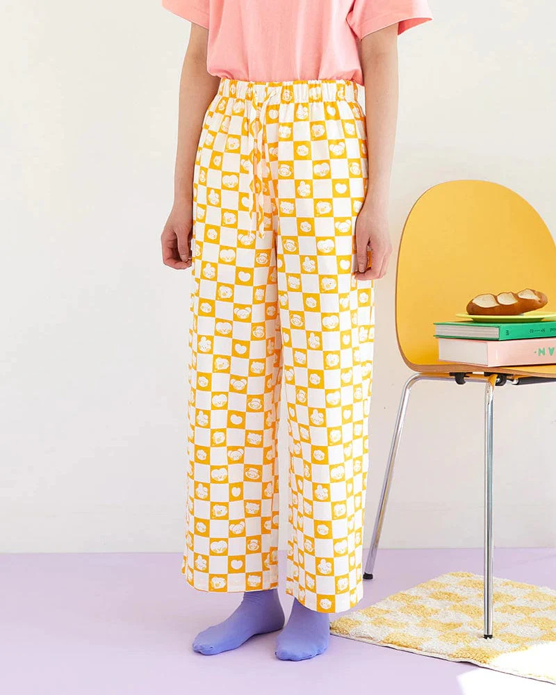 BT21 minini MY ROOMMATE Pajama Pants #Yellow