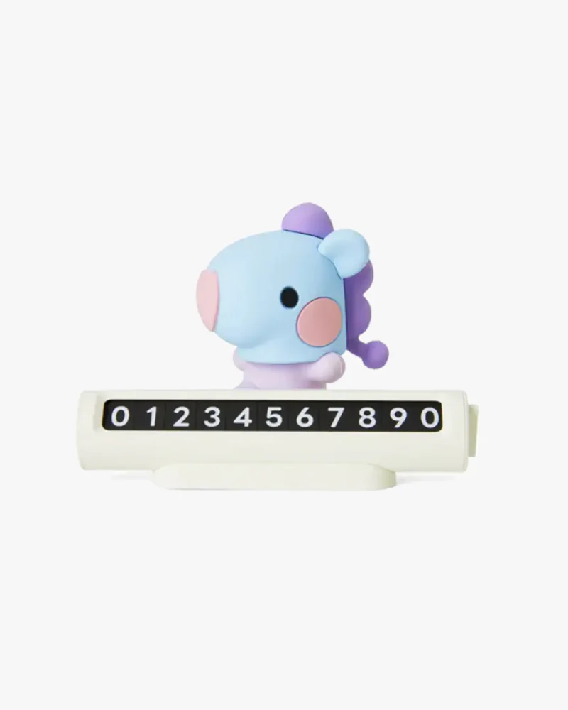BT21 MANG minini Parking Phone Number Plate - Image 2