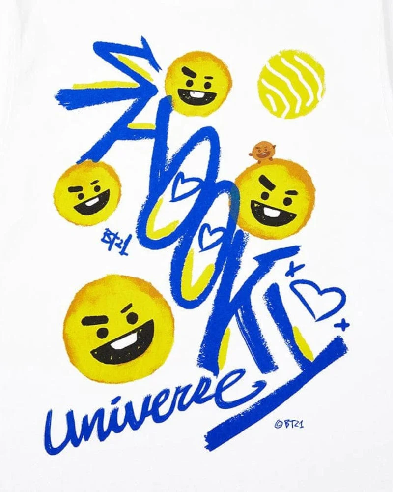 BT21 SHOOKY Utopia T-Shirt #White - Image 4