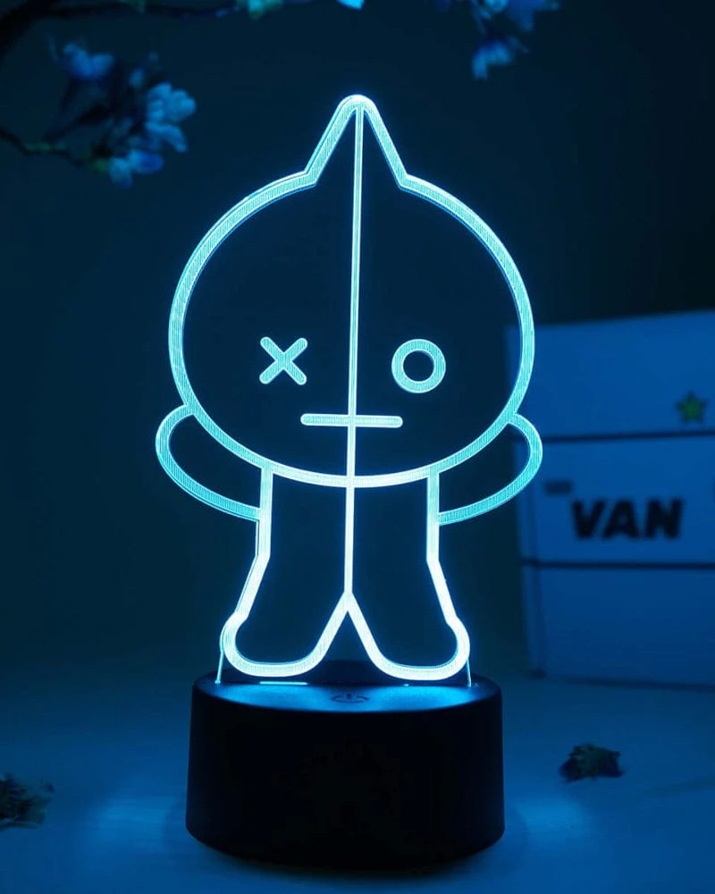 BT21 VAN LED Otaku Lamp