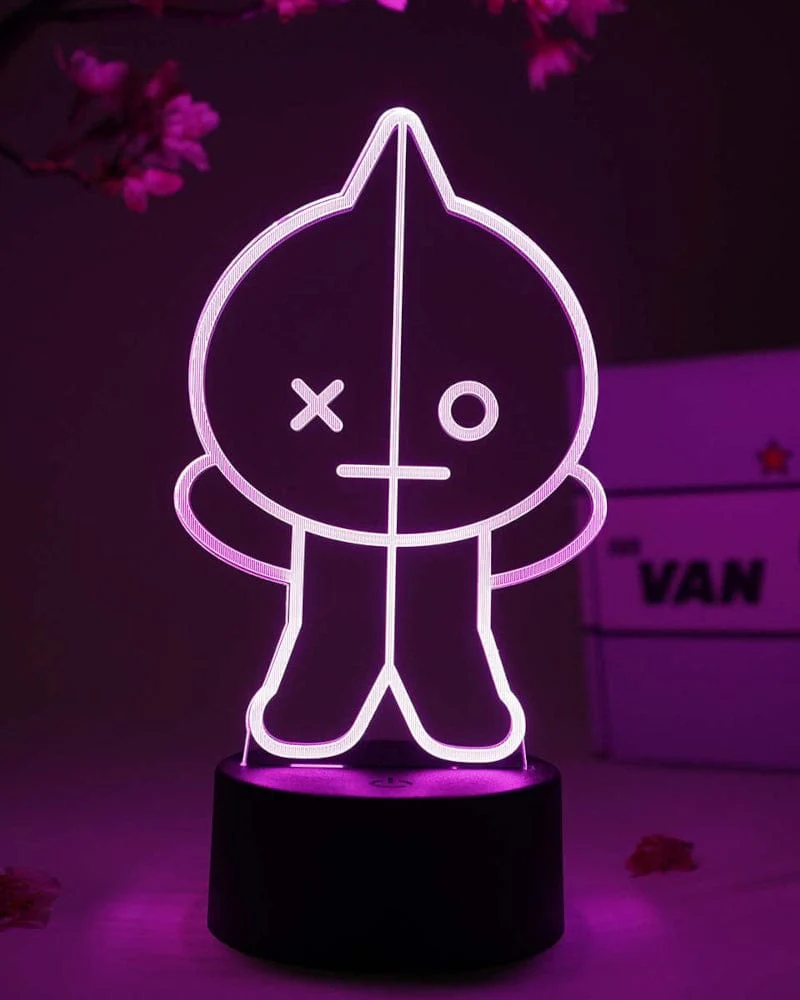 BT21 VAN LED Otaku Lamp - Image 8