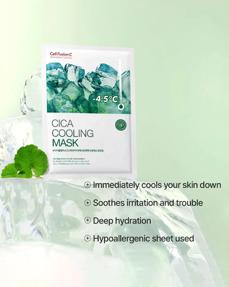 Cell Fusion C Cica Cooling Mask 5EA - Image 5