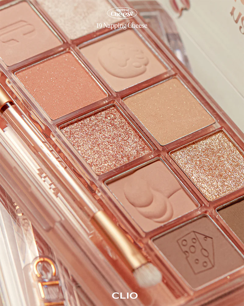 CLIO Pro Eye Palette: Koshort in Seoul Edition #Napping Cheese - Image 3