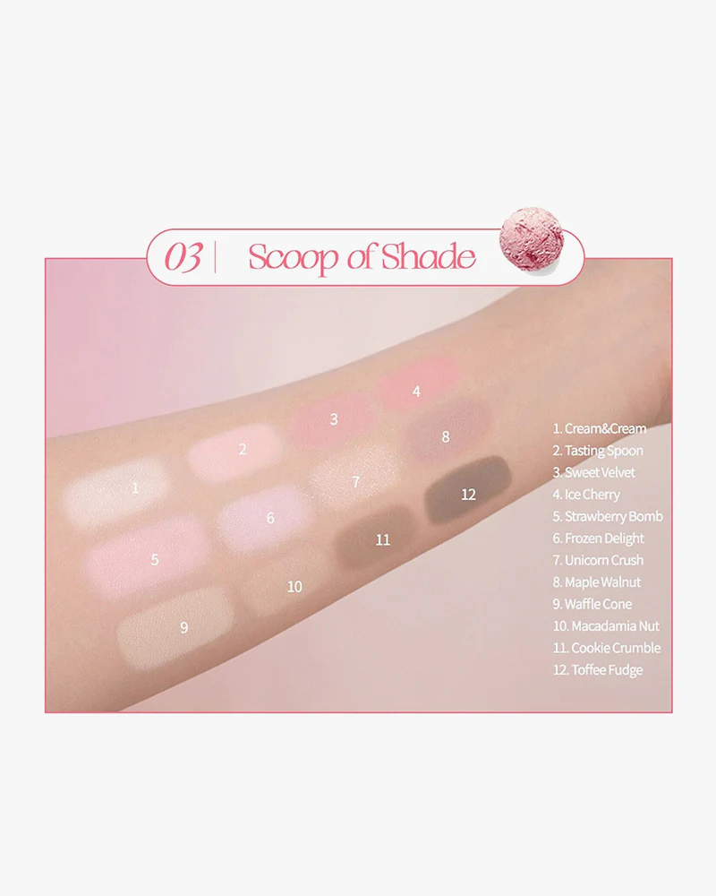 CLIO Shade & Shadow Palette #Scoop of Shade - Image 3