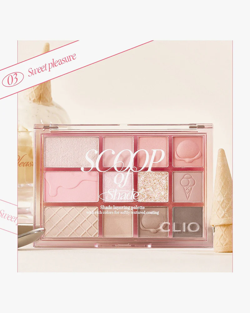 CLIO Shade & Shadow Palette #Scoop of Shade - Image 6