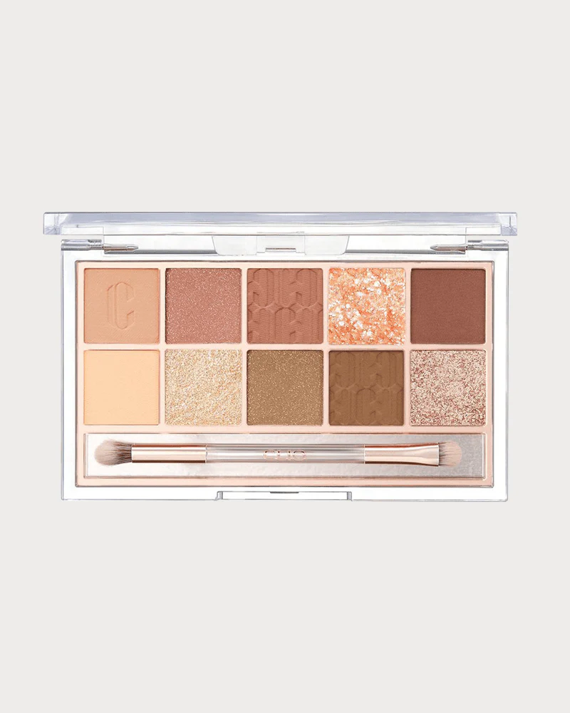 CLIO x AESPA Pro Eye Palette #12 Autumn Breeze in Seoul Forest - Image 3