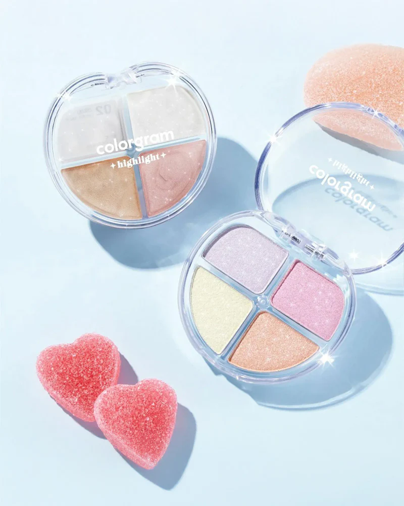 colorgram Tintin Dory Highlighter Palette: Jelly Thru