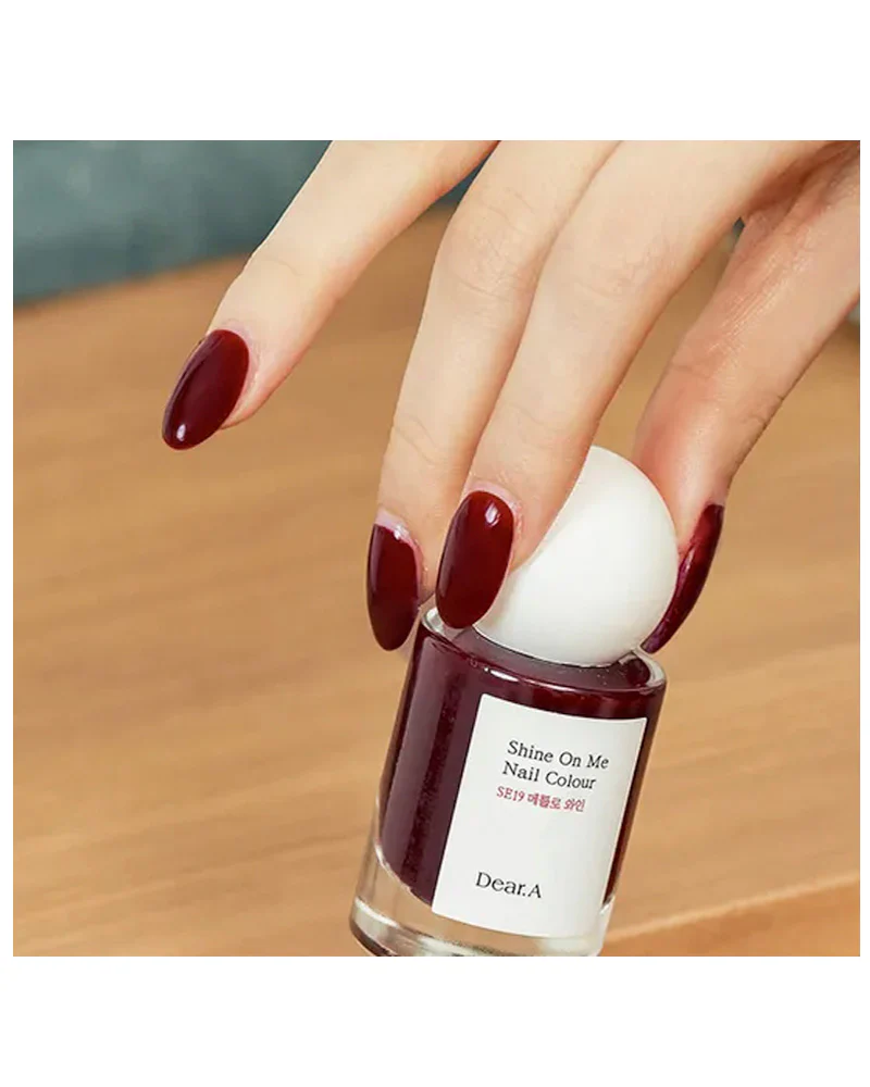 Dear.A Shine On Me Nail Colour: Merlot Wine - Image 2