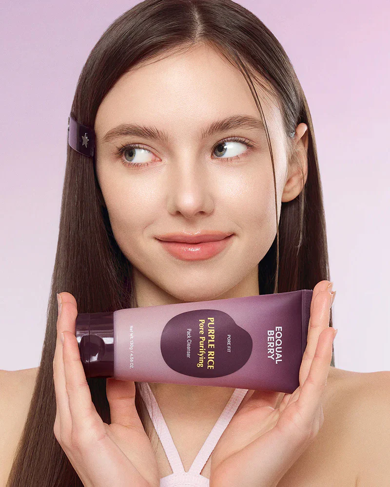 EQQUALBERRY Purple Rice Pore Purifying Pack Cleanser - Image 2