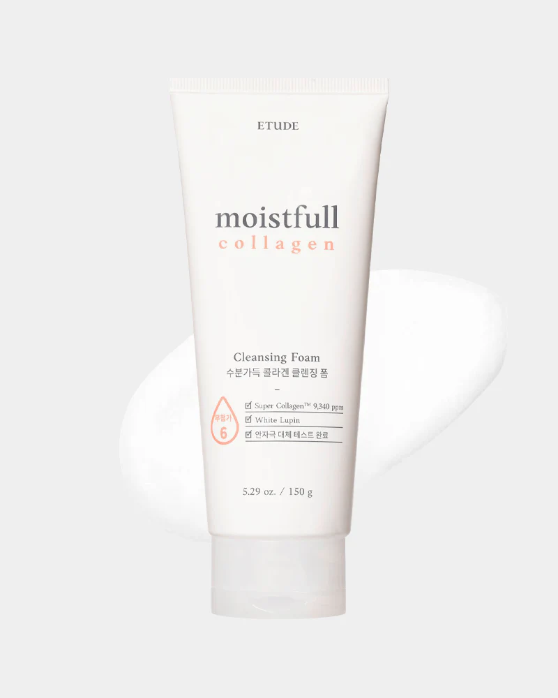 Etude Moistfull Collagen Cleansing Foam (Renewal) - Image 2