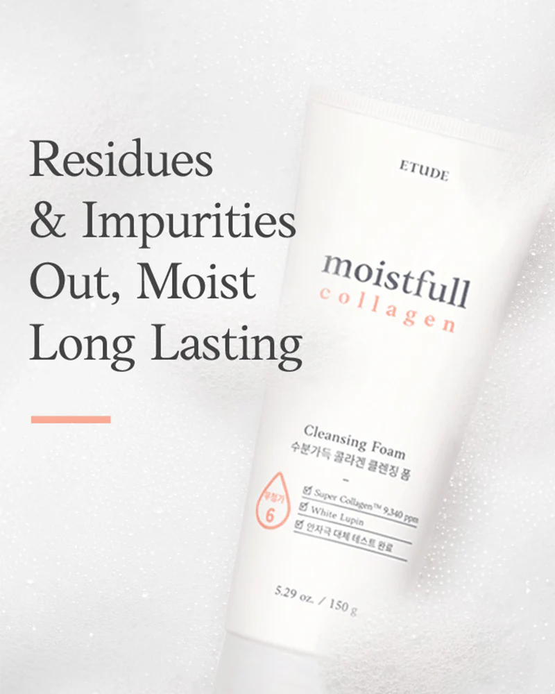 Etude Moistfull Collagen Cleansing Foam (Renewal) - Image 5