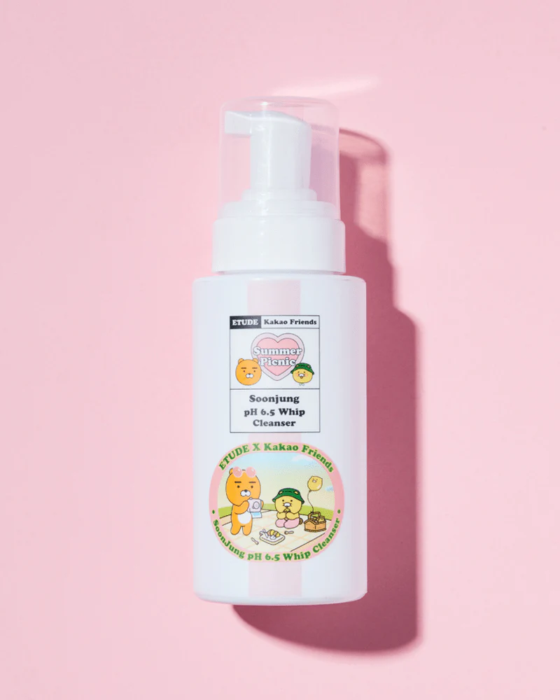 Etude x Kakao Friends SoonJung pH 6.5 Whip Cleanser 250mL - Image 2