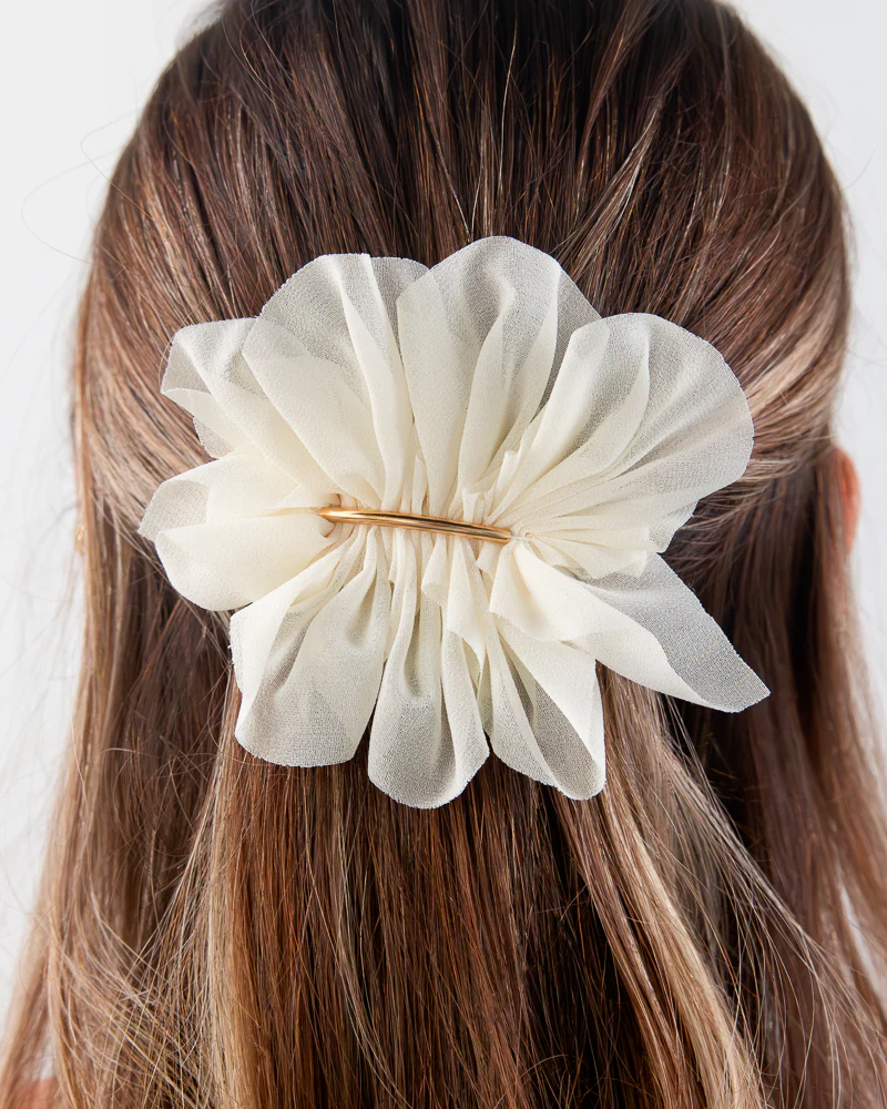Flowy Chiffon Hair Clip - Image 2