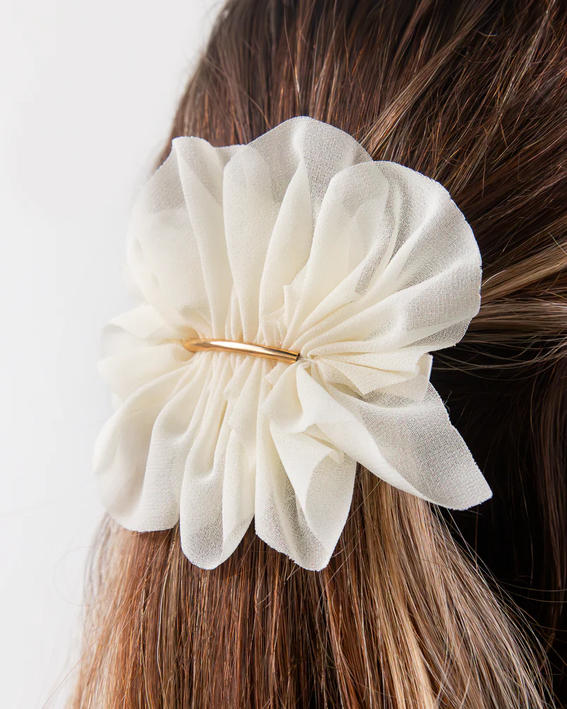 Flowy Chiffon Hair Clip - Image 3