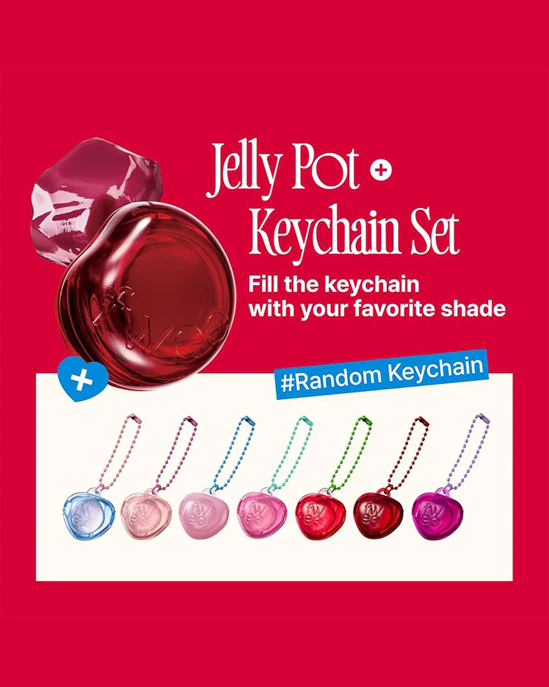 fwee Glowy Jelly Pot Keyring Set - Image 6
