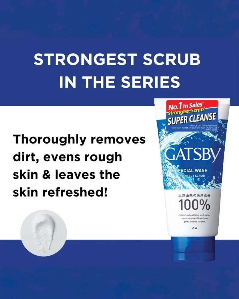 GATSBY Facial Wash Perfect Scrub - Image 2