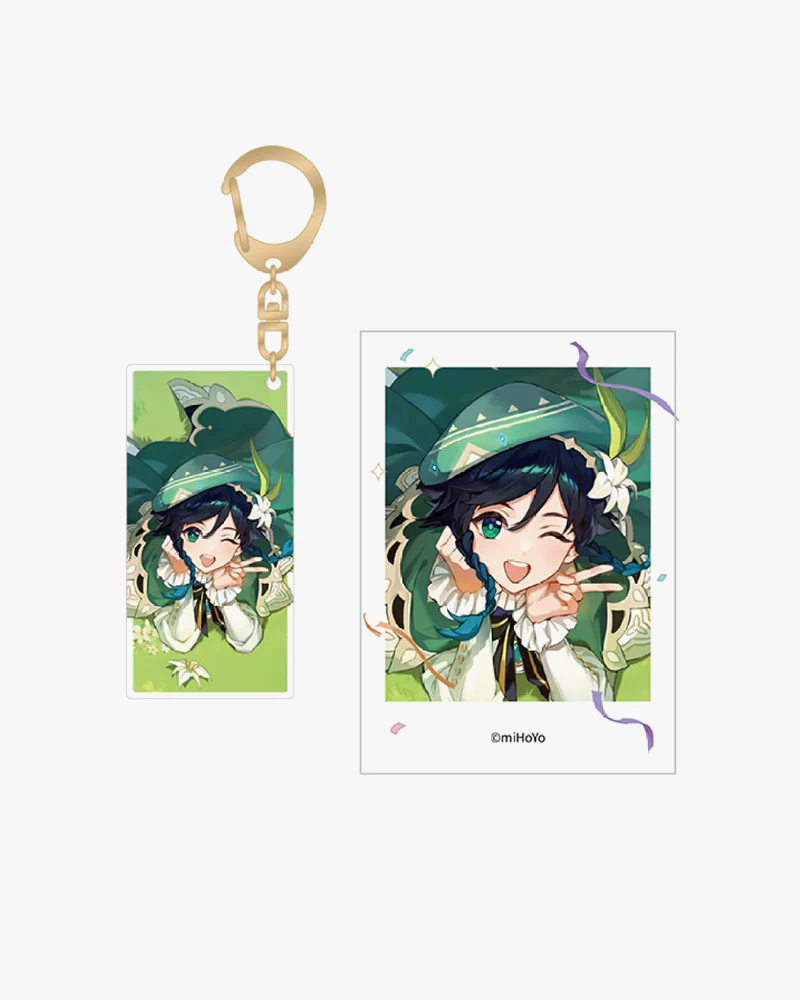 Genshin Impact© HoYo Fest 2023 Polaroid & Keychain - 2nd Anniversary - Image 4