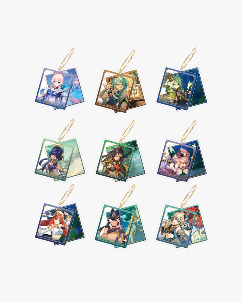 Genshin Impact© Theme Character 2-Layer Acrylic Keychain Vol. 3