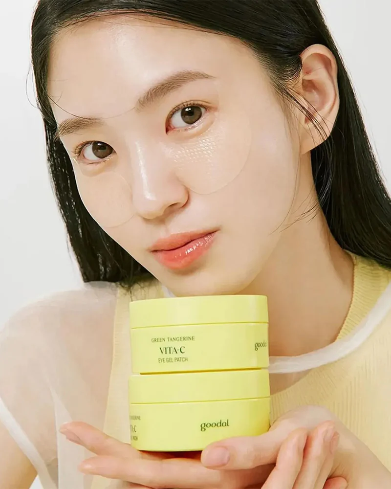 goodal Green Tangerine Vita C Hydrogel Eye Patch - Image 2