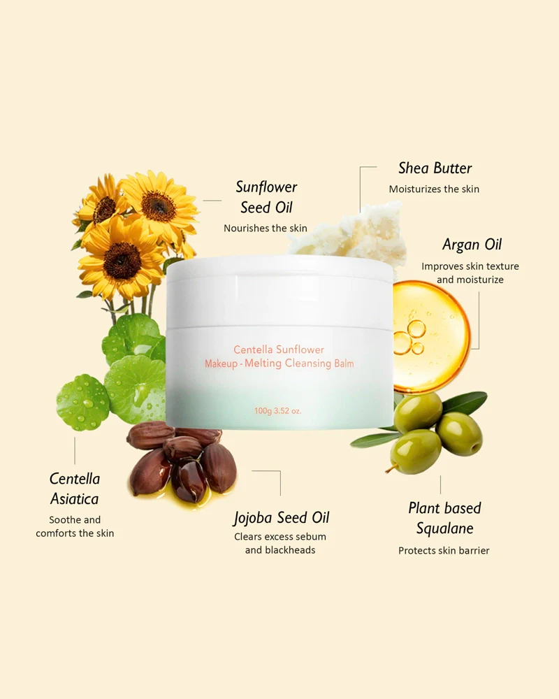 haruharu wonder Centella Sunflower Makeup-Melting Cleansing Balm - Image 5
