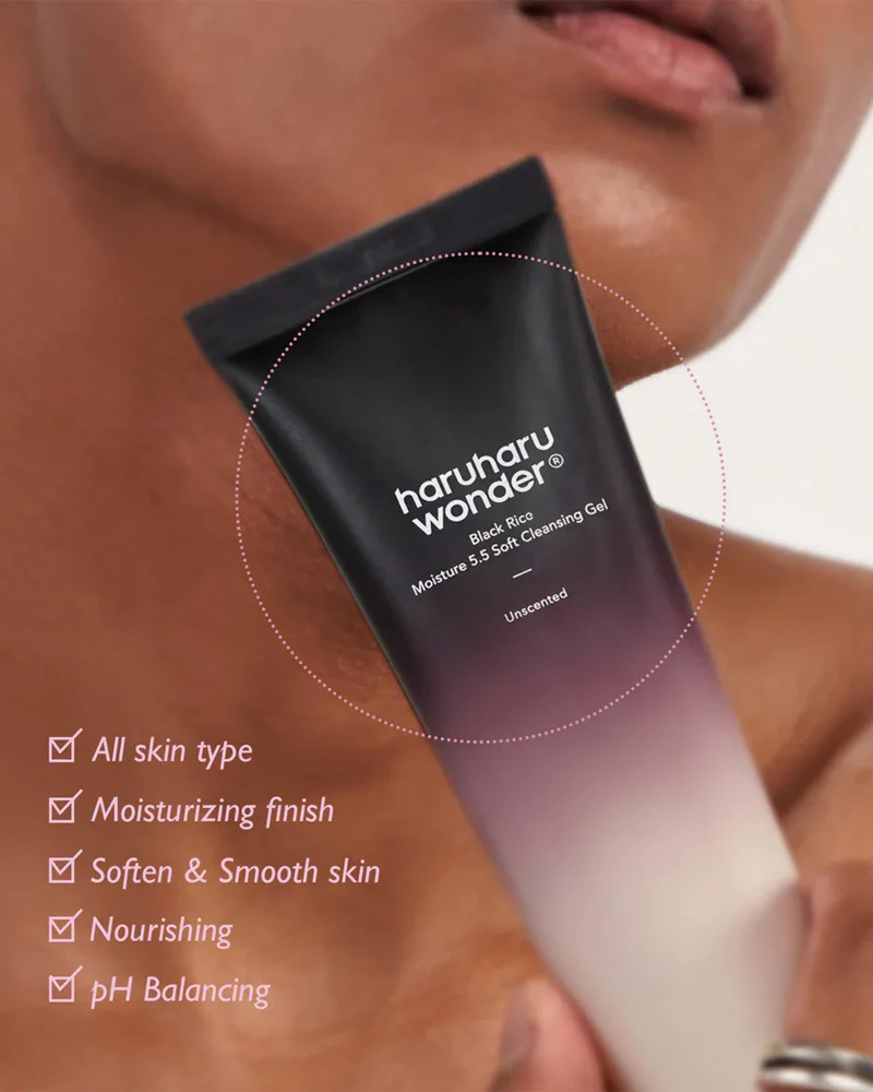 haruharu wonder Black Rice Moisture 5.5 Soft Cleansing Gel - Image 4
