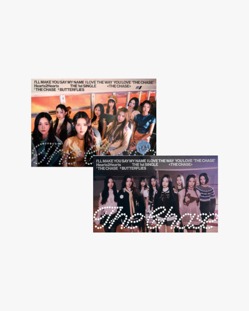 Hearts2Hearts - 1st single album [The Chase] (Photobook Ver.) (2 Versions)