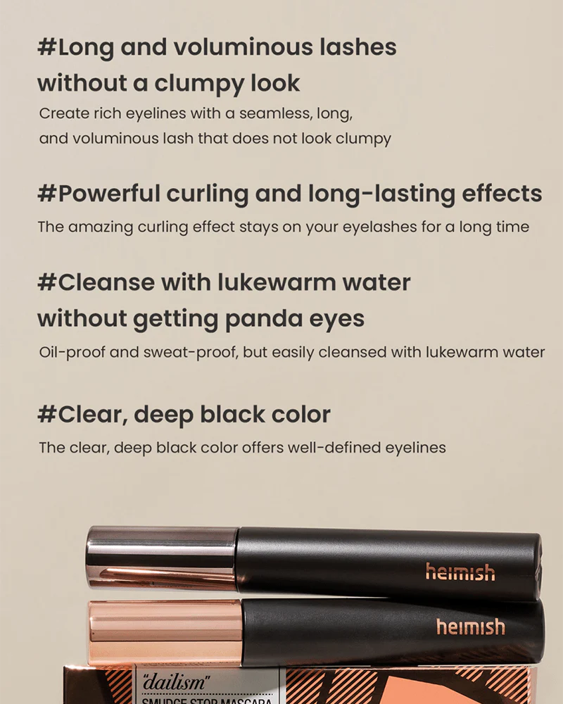 heimish Dailism Smudge Stop Mascara - Image 3