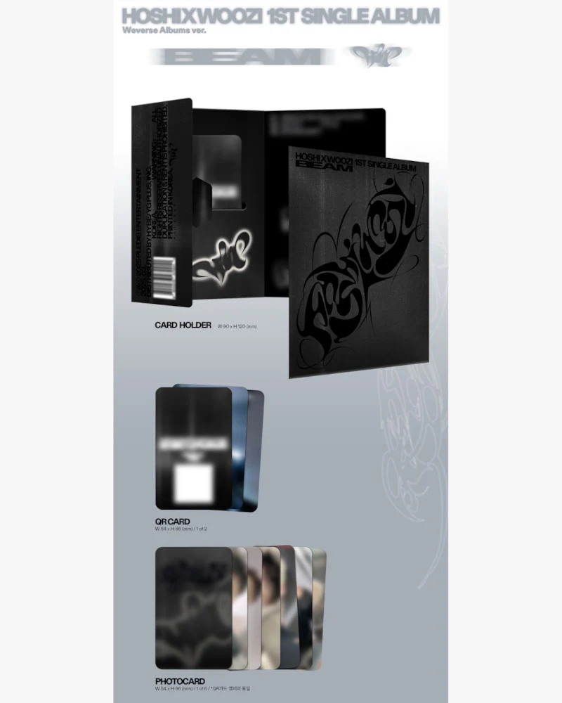 HOSHI X WOOZI - 1st Single Album 'BEAM' Weverse Albums ver. - Image 2