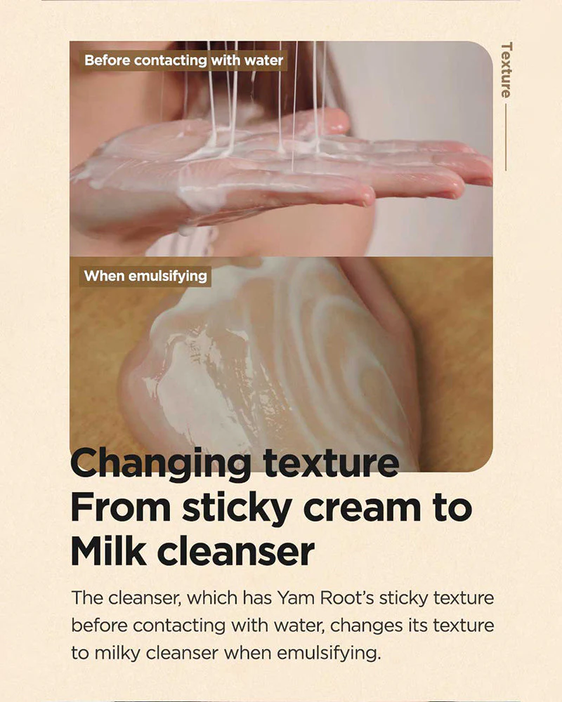 ISNTREE Yam Root Vegan Milk Cleanser - Image 4