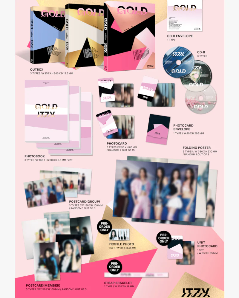 ITZY - 2nd Full Album [GOLD] (3 Versions) - Image 2