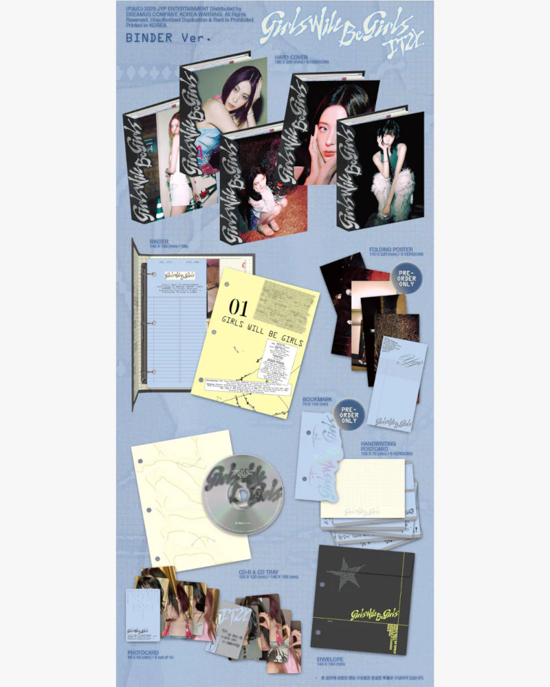 ITZY - [Girls Will Be Girls] (Binder Ver.) (5 Versions) - Image 2