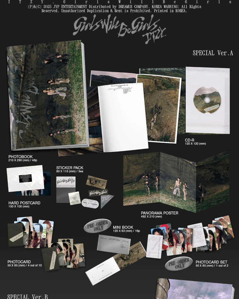 ITZY - [Girls Will Be Girls] (SPECIAL EDITION) (2 Versions) - Image 2