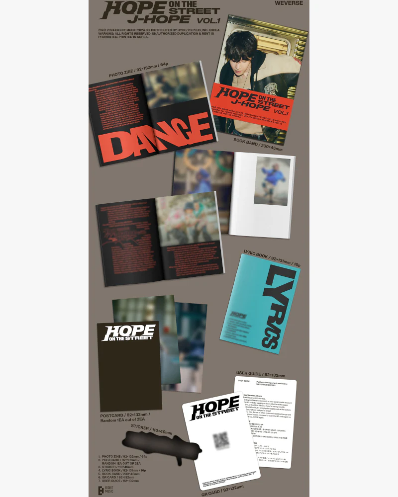 j-hope (BTS) - [HOPE ON THE STREET VOL.1] (Weverse Ver.) - Image 2