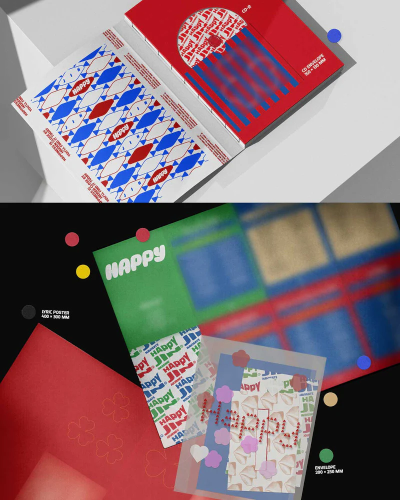JIN (BTS) - 1st Solo Album [HAPPY] (3 Versions) - Image 3