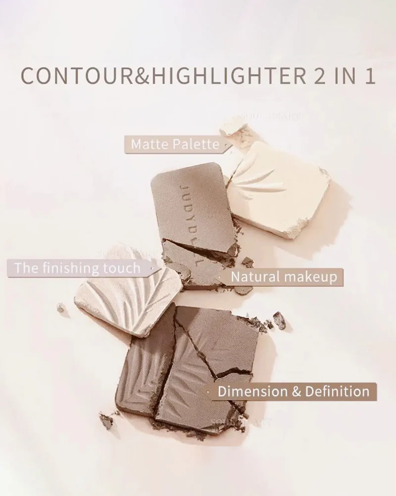 JUDYDOLL 2-In-1 Highlighter & Contour Palette - Image 11