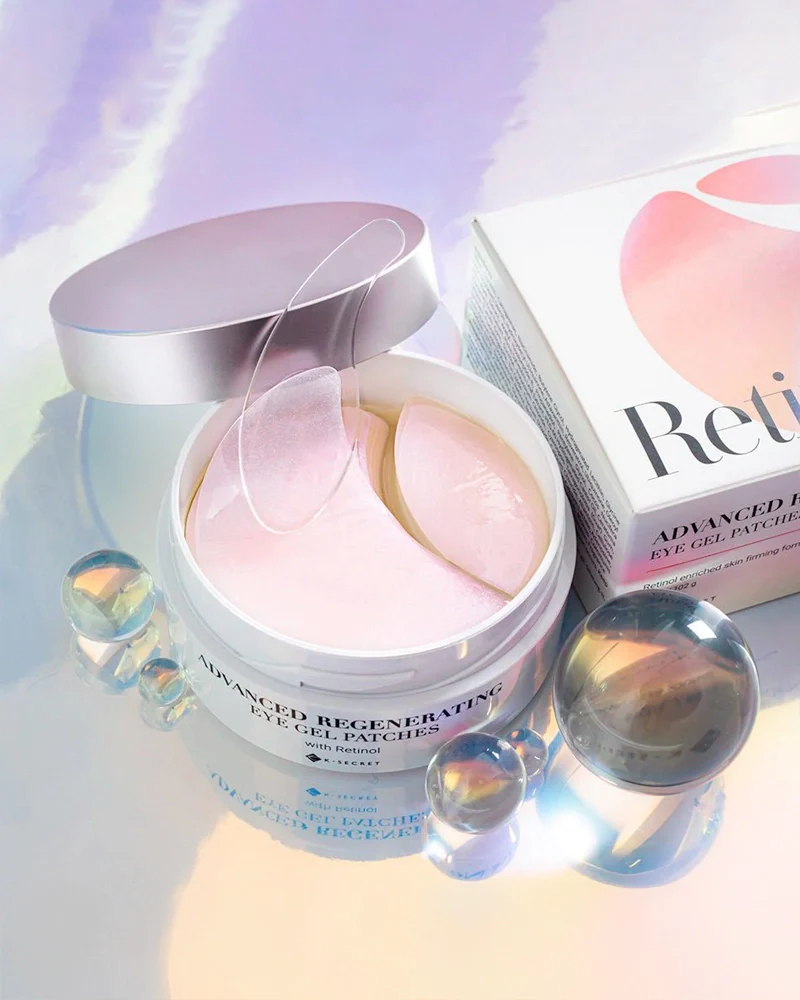 K-SECRET Advanced Regenerating Eye Gel Patches: Retinol - Image 2