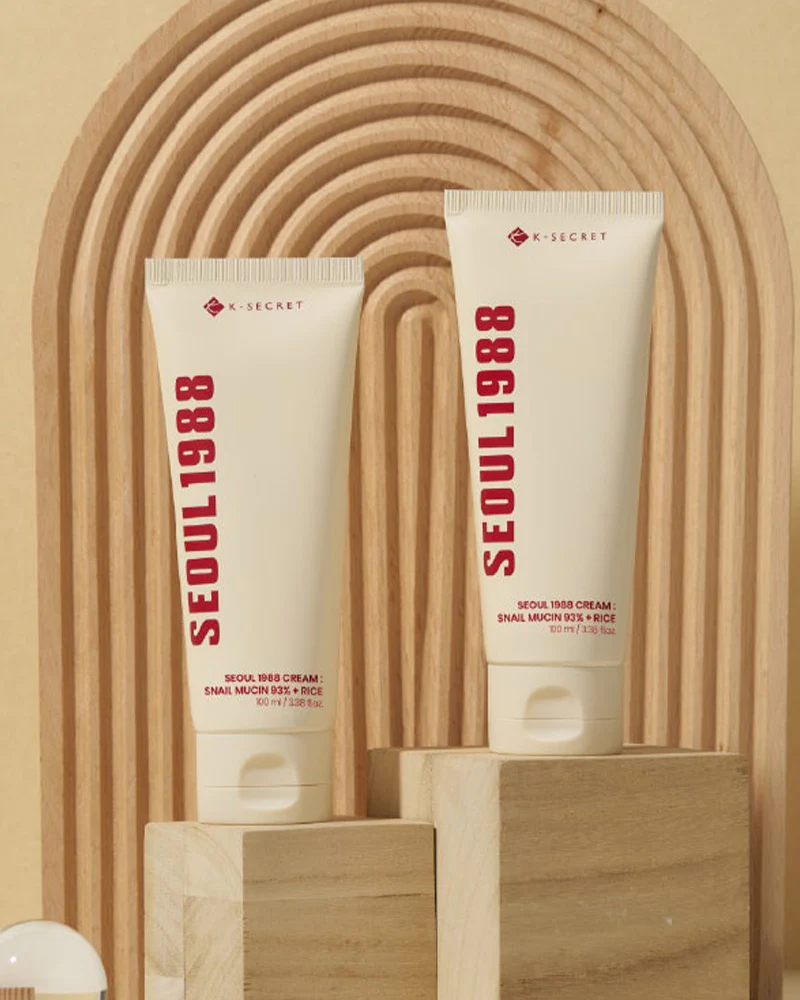 K-SECRET SEOUL 1998 Cream: Snail Mucin 93% + Rice 100ml - Image 3