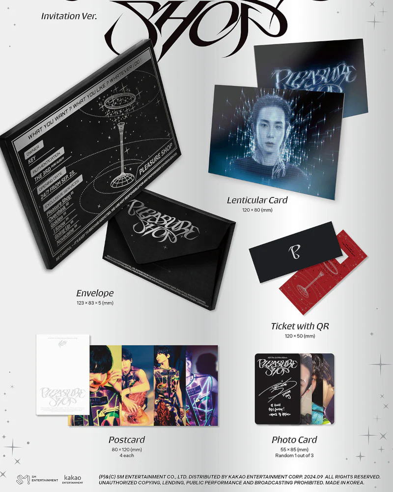 KEY (SHINee) - 3rd Mini Album [Pleasure Shop] (Invitation/QR Ver.) - Image 2