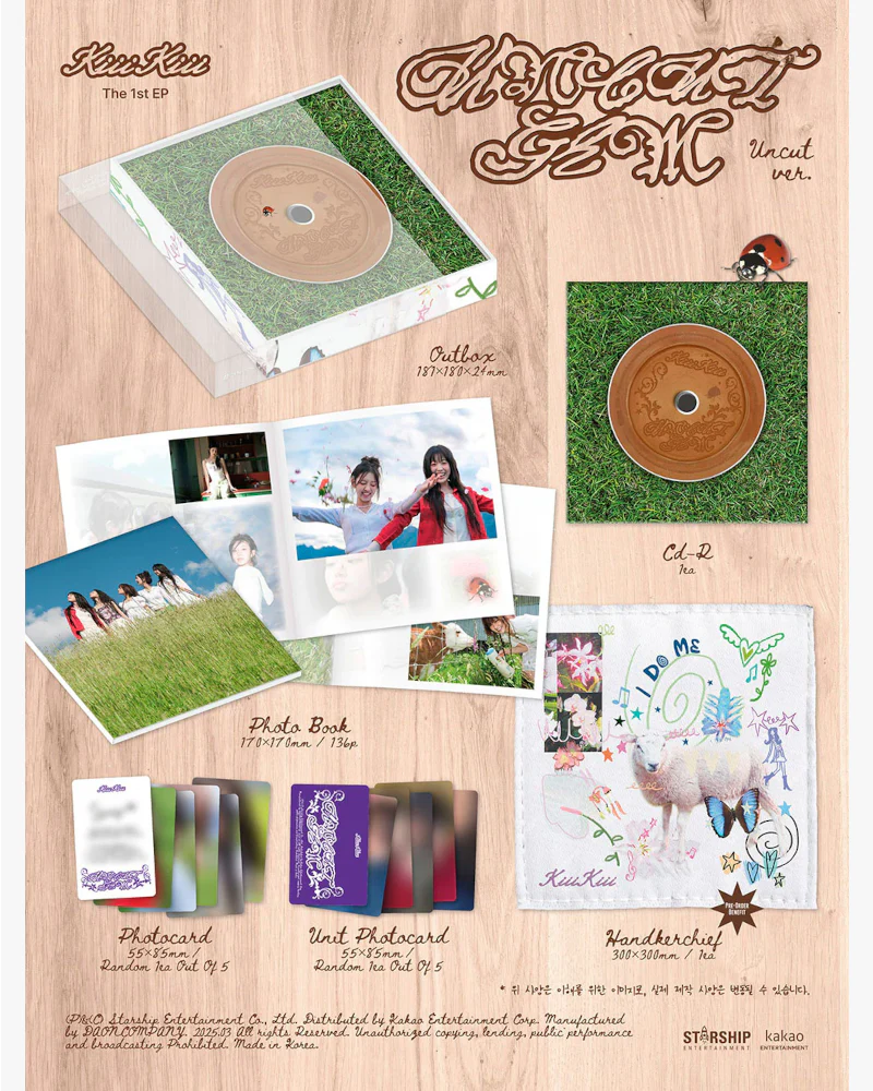 KiiiKiii - 1st mini album [UNCUT GEM] (UNCUT ver.) - Image 2