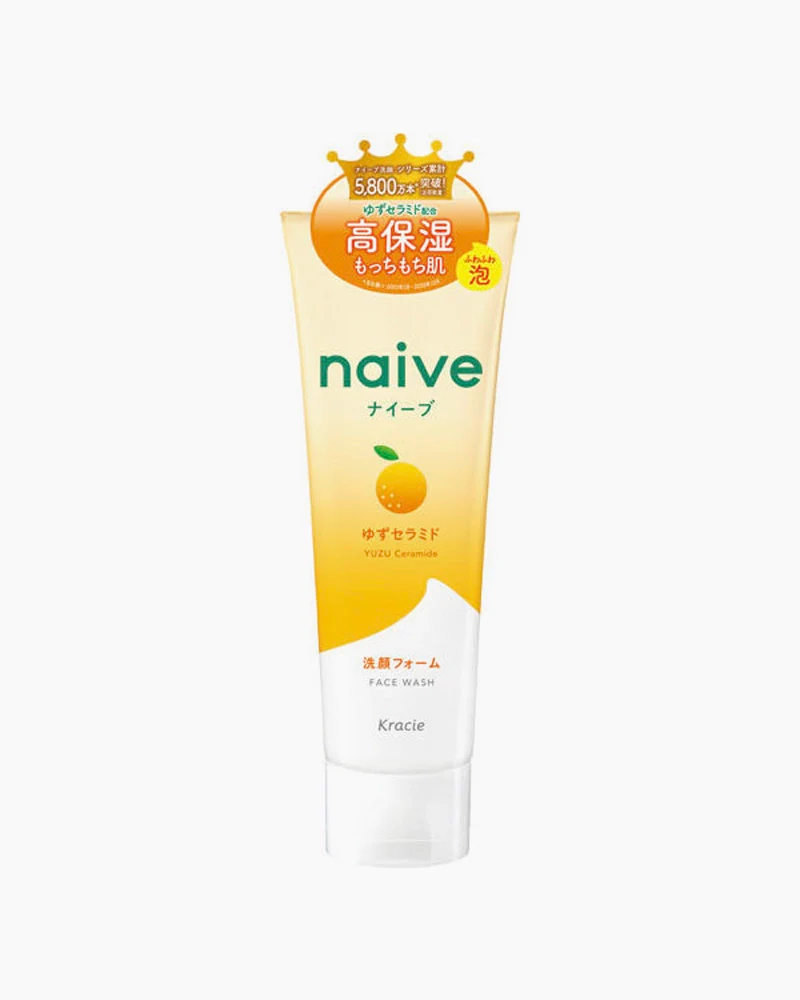 Kracie Naive Facial Cleansing Foam #Yuzu Ceramide