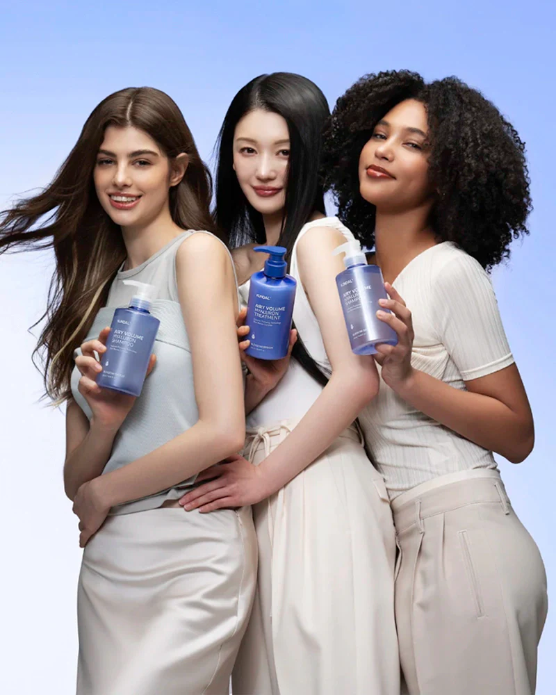 KUNDAL Airy Volume Hyaluron Hair Care Set #Blossom Breeze - Image 3