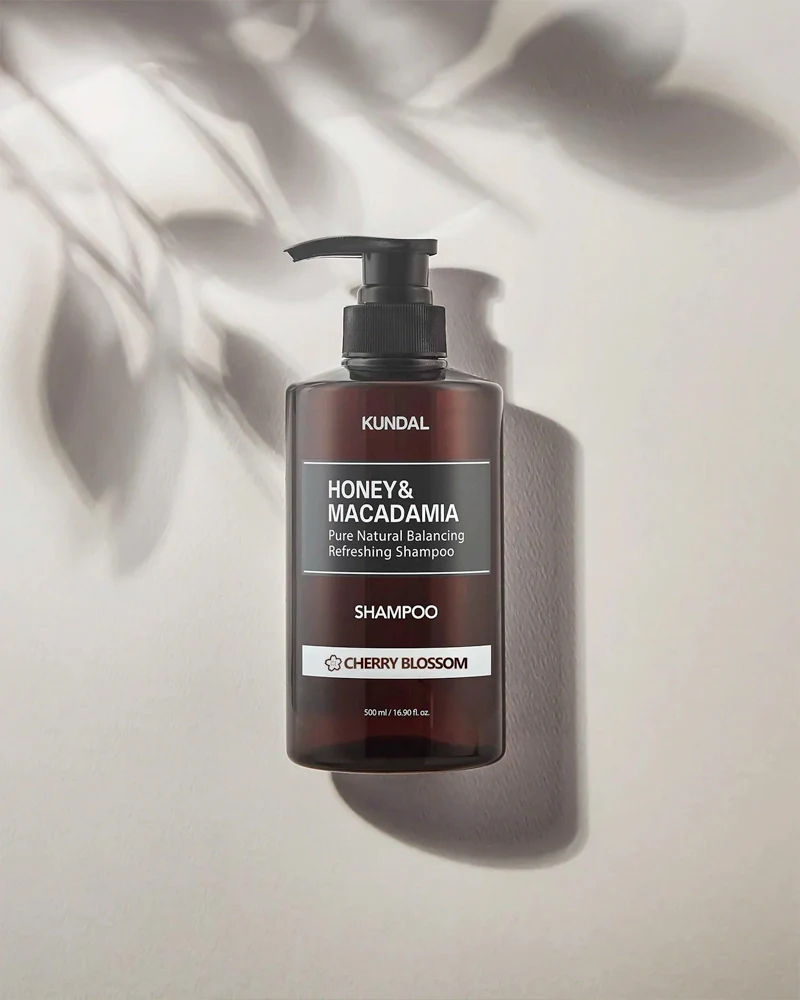 KUNDAL Honey & Macadamia Nature Shampoo #Cherry Blossom - Image 5